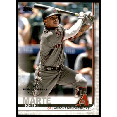 2019 Topps Factory Set 582 Montgomery #365 Ketel Marte