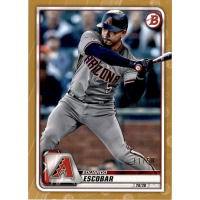 2020 Bowman Gold #29 Eduardo Escobar