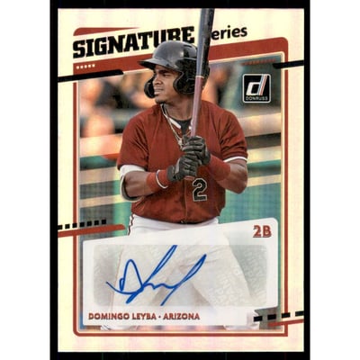 2020 Donruss Signature Series #48 Domingo Leyba