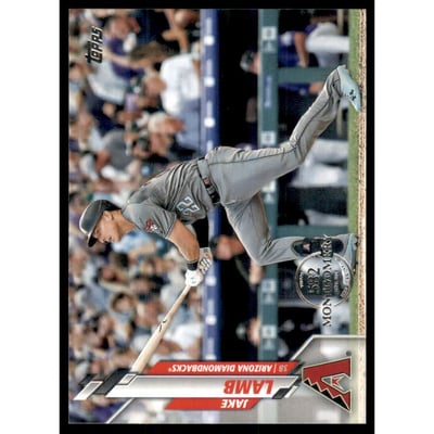 2020 Topps Factory Set 582 Montgomery Club #158 Jake Lamb