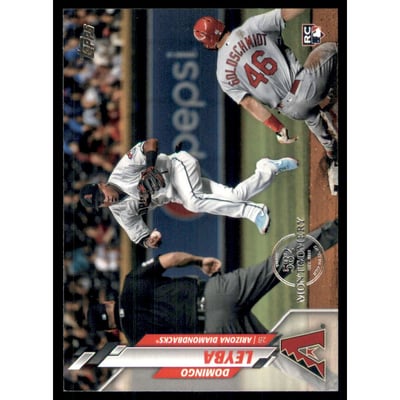 2020 Topps Factory Set 582 Montgomery Club #359 Domingo Leyba