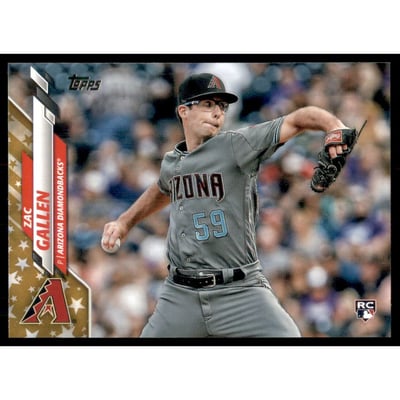 2020 Topps Factory Set Gold Stars #207 Zac Gallen
