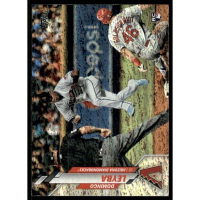2020 Topps Factory Set Sparkle Foil #359 Domingo Leyba