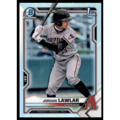 2021 Bowman Chrome Draft Refractors #BDC194 Jordan Lawlar
