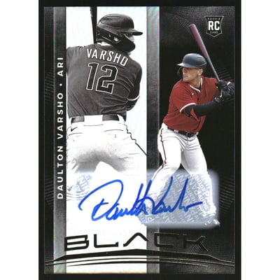 2021 Panini Black Autographs #17 Daulton Varsho