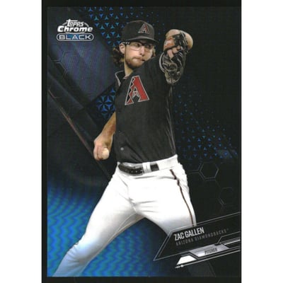 2021 Topps Chrome Black Blue Refractors #19 Zac Gallen