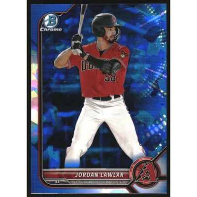 2022 Bowman Chrome Draft Sapphire #BDC78 Jordan Lawlar