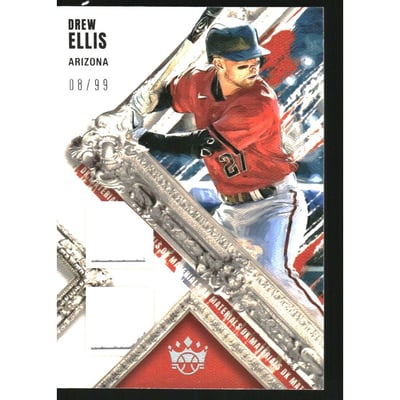 2022 Diamond Kings DK Materials Holo Silver #24 Drew Ellis