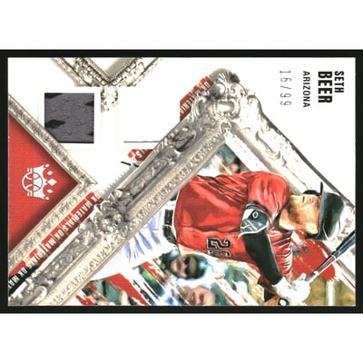 2022 Diamond Kings DK Materials Holo Silver #26 Seth Beer