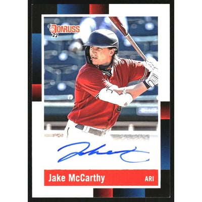 2022 Donruss Retro '88 Signatures #26 Jake McCarthy