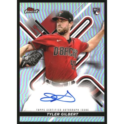 2022 Finest Autographs Refractors #FATY Tyler Gilbert
