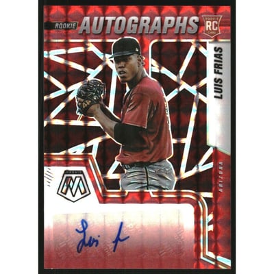 2022 Panini Mosaic Rookie Autographs Mosaic Choice Fusion #2 Luis Frias