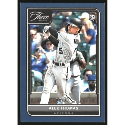 2022 Panini Three and Two Full Count Parallel #148 Alek Thomas