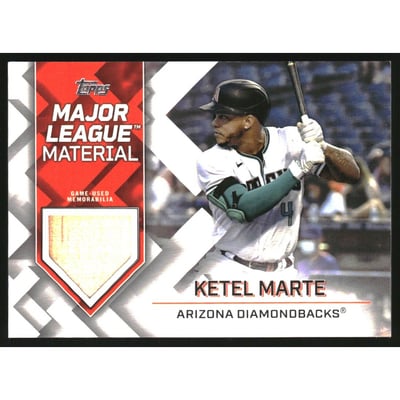 2022 Topps Major League Materials #MLMKM Ketel Marte