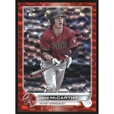 2022 Topps Orange Foilboard #370 Jake McCarthy