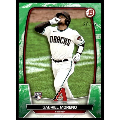 2023 Bowman Green Pattern #69 Gabriel Moreno