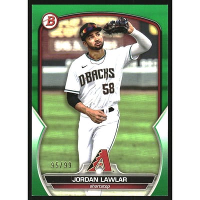 2023 Bowman Prospects Green #BP92 Jordan Lawlar
