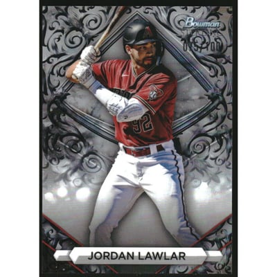 2023 Bowman Sterling Prospects Sterling Silver Refractors #BSP53 Jordan Lawlar
