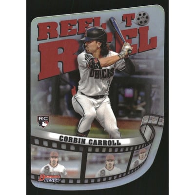 2023 Bowman's Best Reel to Reel Die Cut #RR3 Corbin Carroll