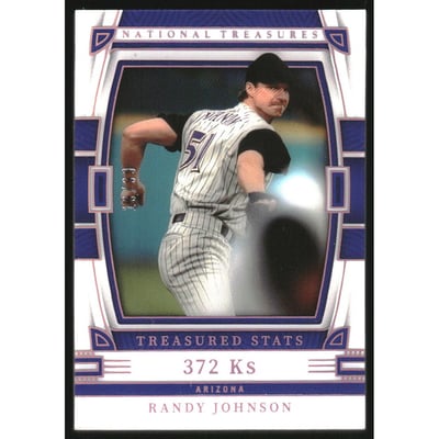 2023 Panini National Treasures Treasured Stats #41 Randy Johnson