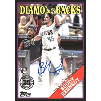 2023 Topps '88 Topps Autographs Black #88BABK Buddy Kennedy/199