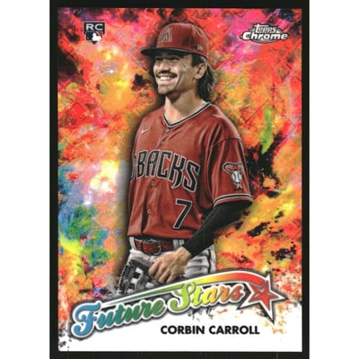 2023 Topps Chrome Logofractor Future Stars #FS7 Corbin Carroll