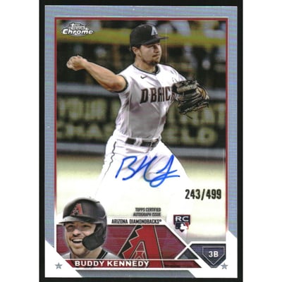 2023 Topps Chrome Rookie Autographs Refractors #RABK Buddy Kennedy