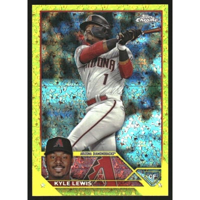 2023 Topps Chrome Update Yellow Mini-Diamond Refractors #USC191 Kyle Lewis