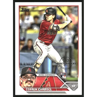 2023 Topps Factory Set 582 Montgomery Club #401 Corbin Carroll
