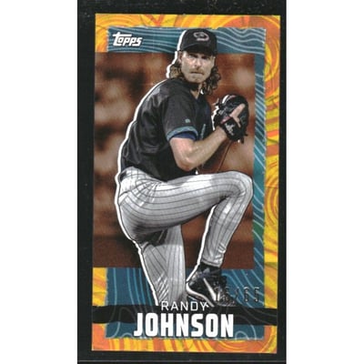 2023 Topps Rip Mini Orange Yellow Ripple #MRIPRJO Randy Johnson