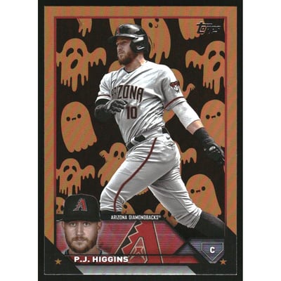 2023 Topps Update Halloween Ghost #US82 P.J. Higgins