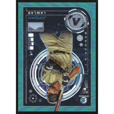 2024 Bowman Chrome Bowman AI Aqua Refractors #BAI5 Jordan Lawlar