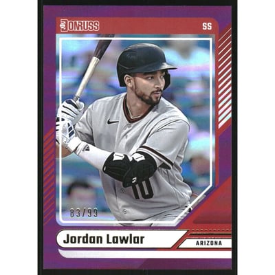 2024 Donruss Purple #94 Jordan Lawlar