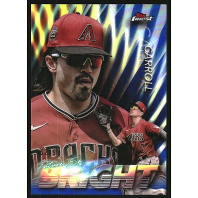 2024 Finest Future So Bright Blue Refractors #FSB10 Corbin Carroll