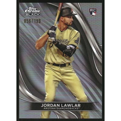 2024 Topps Chrome Black Refractors Parallel #3 Jordan Lawlar
