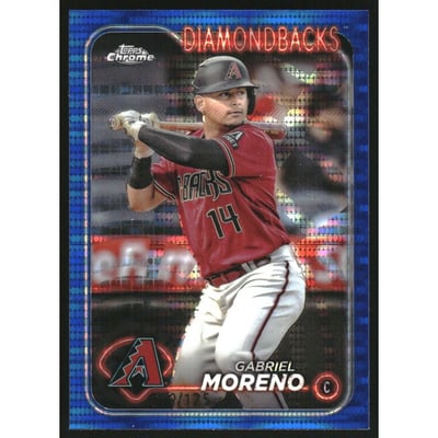 2024 Topps Chrome Blue Sonar Refractors #21 Gabriel Moreno