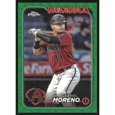 2024 Topps Chrome Green Refractors #21 Gabriel Moreno