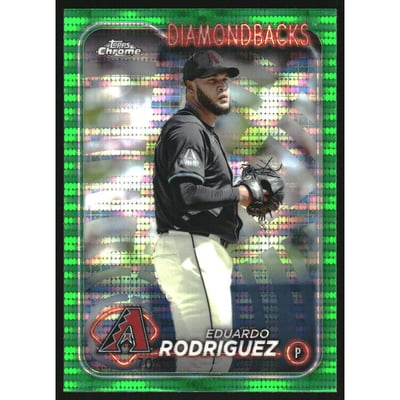 2024 Topps Chrome Green Sonar Refractors #235 Eduardo Rodriguez