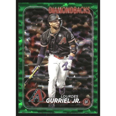 2024 Topps Green Foil #677 Lourdes Gurriel Jr.