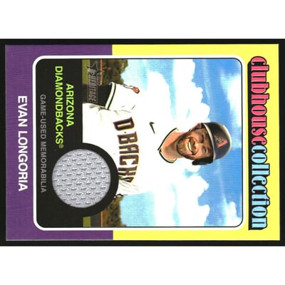 2024 Topps Heritage Clubhouse Collection Relics #CCREL Evan Longoria