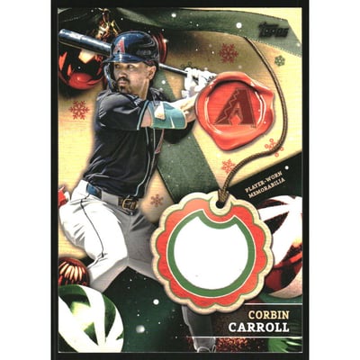 2024 Topps Holiday Relics #RCCCA Corbin Carroll