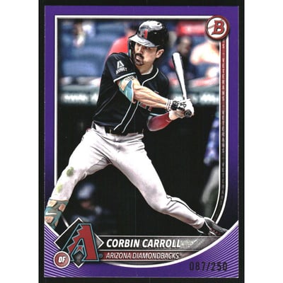 2025 Bowman Purple #96 Corbin Carroll