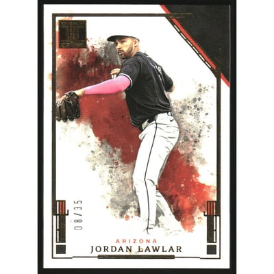 2025 Panini Impeccable Gold #84 Jordan Lawlar