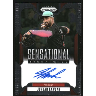 2025 Panini Prizm Sensational Signatures #77 Jordan Lawlar