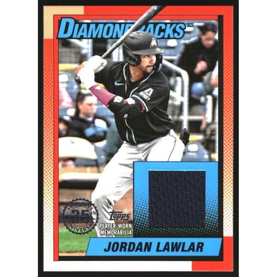 2025 Topps '90 Topps Relics #T90RJLA Jordan Lawlar