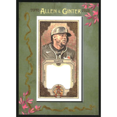 2025 Topps Allen and Ginter Mini Framed Relics #MFRKMA Ketel Marte