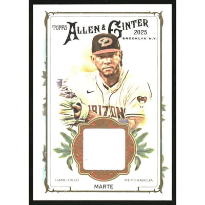 2025 Topps Allen and Ginter Relics #AGRKM Ketel Marte