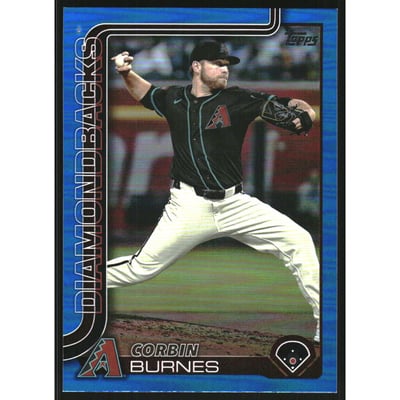 2025 Topps Blue Rainbow Foil #394 Corbin Burnes