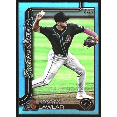 2025 Topps Blue Rainbow Foil #452 Jordan Lawlar