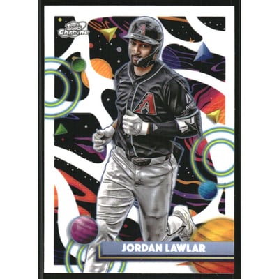 2025 Topps Cosmic Chrome White Hole Refractors #110 Jordan Lawlar